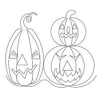 jack o lantern border 001